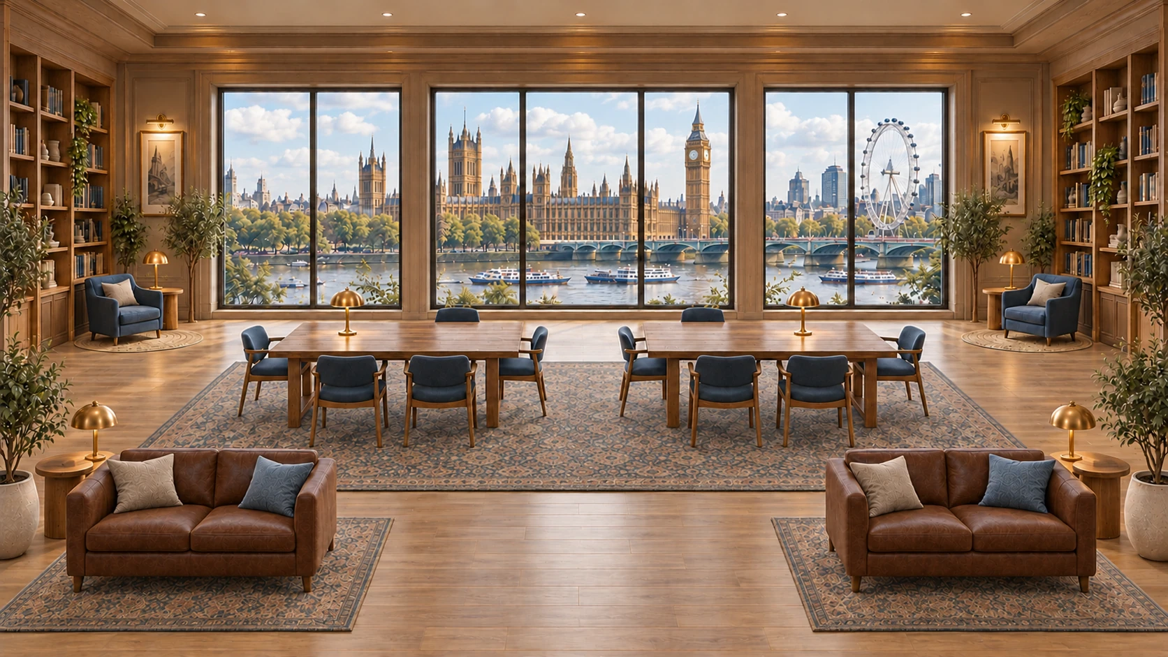 London lounge, day light